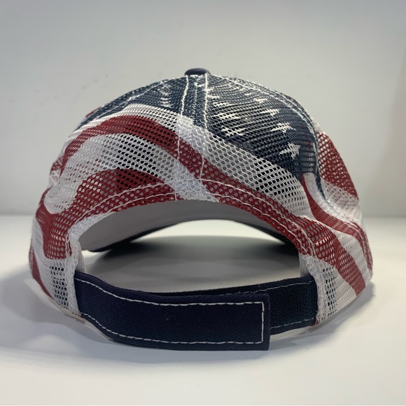 Paramount Apparel Map Freedom American Flag Ball Cap One Size Red White Blue - Picture 11 of 12